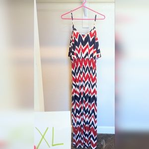 Red white blue dress